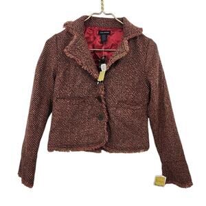 New NWT Sally Mack Girls Tweed Jacket Size XL
